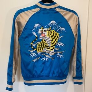 Reversible satin tiger jacket! Incredible! S-M